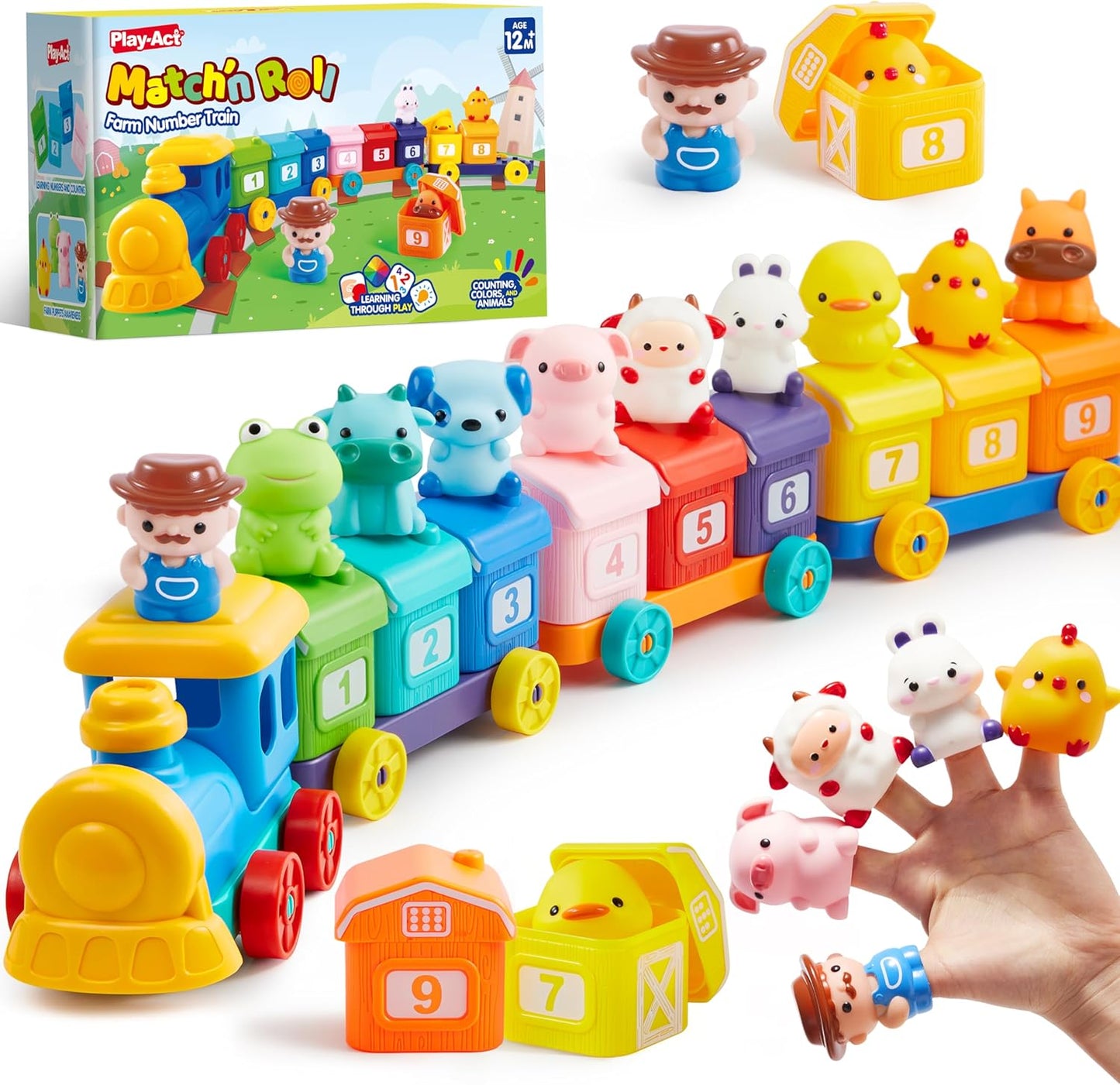 Matching & Sorting Montessori Train Toys