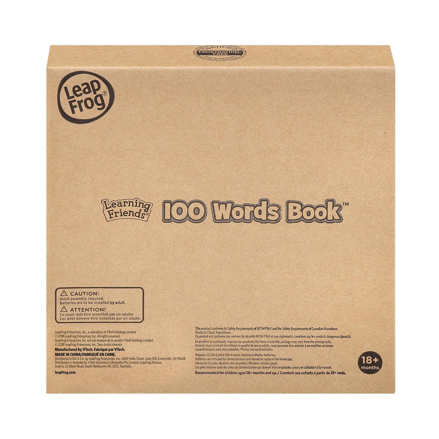 LeapFrog Scout and Violet 100 Words Book, Purple