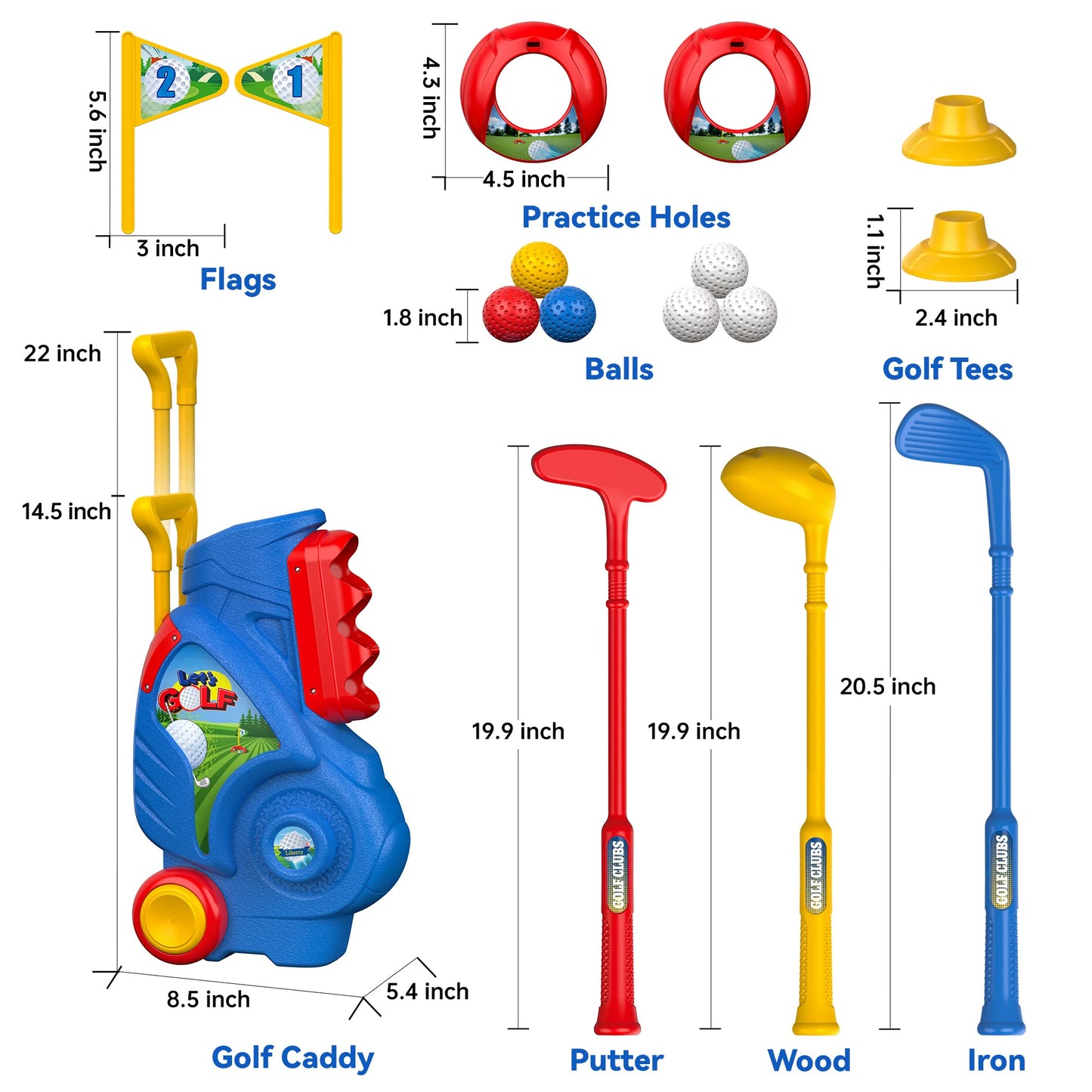 Indoor and Outdoor Golf Toys