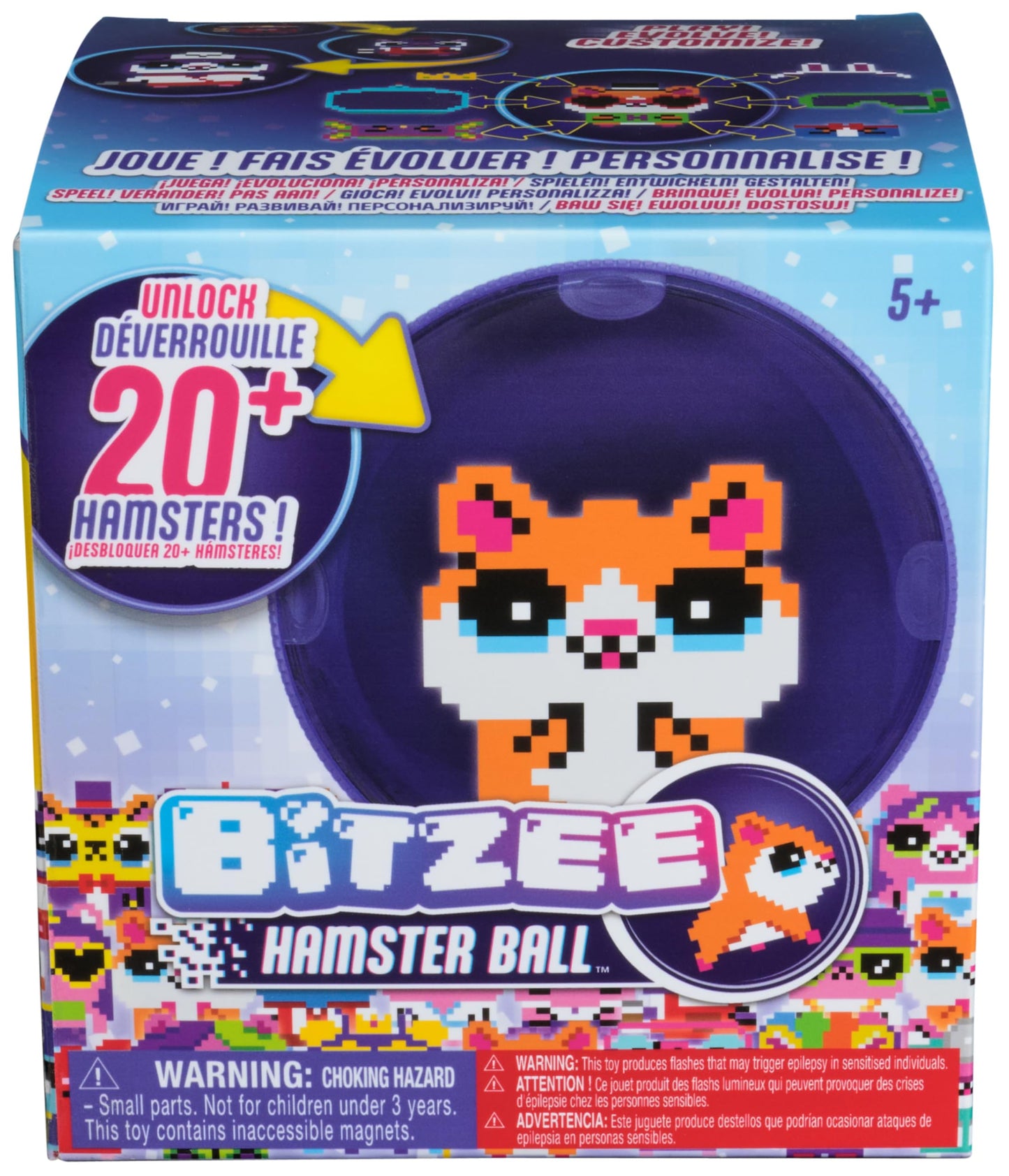 Magicals with 20 Interactive Characters Inside, Reacts to Touch, Digital Pet Kids Toys for Ages 5 and up