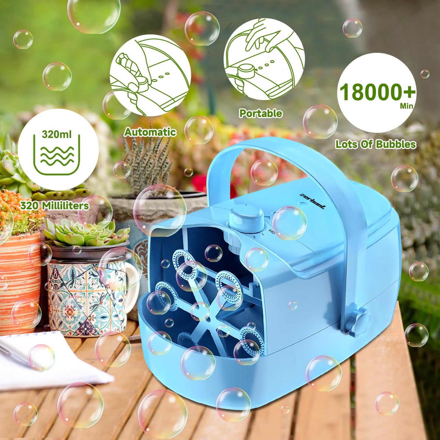 Bubble Machine Automatic Bubble Blower