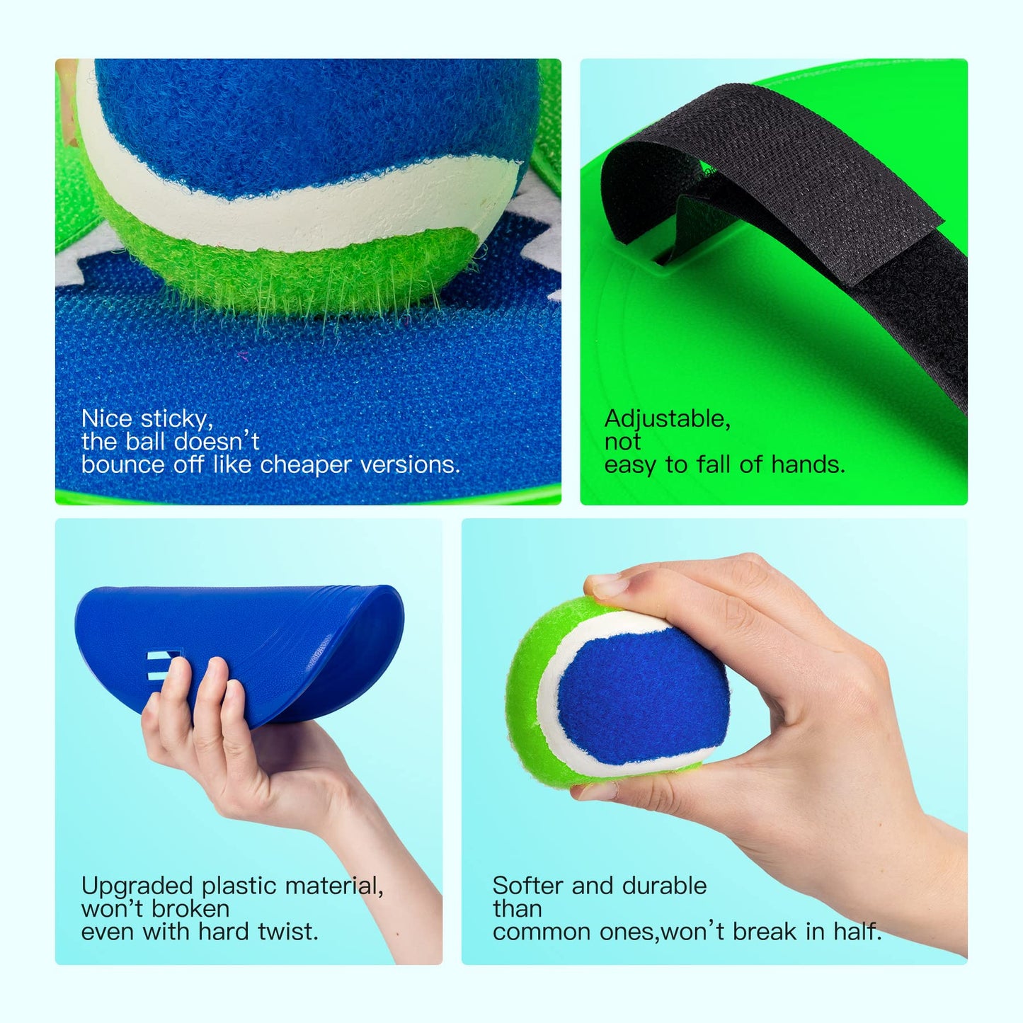 Upgraded Toss and Catch Ball Game Set