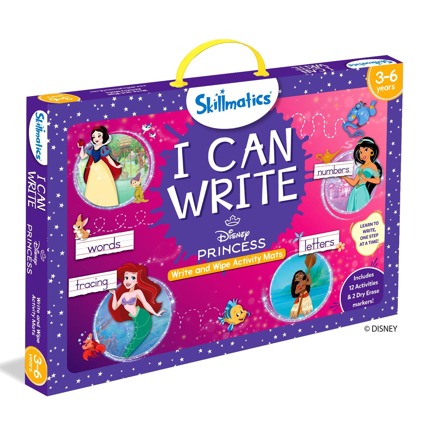 Skillmatics Search and Find Disney Princess Educational Game - Reusable Preschool Learning Activities, Perfect for Toddlers & Kids Who Love Toys, Art & Crafts, Gifts for Boys & Girls Ages 3, 4, 5, 6
