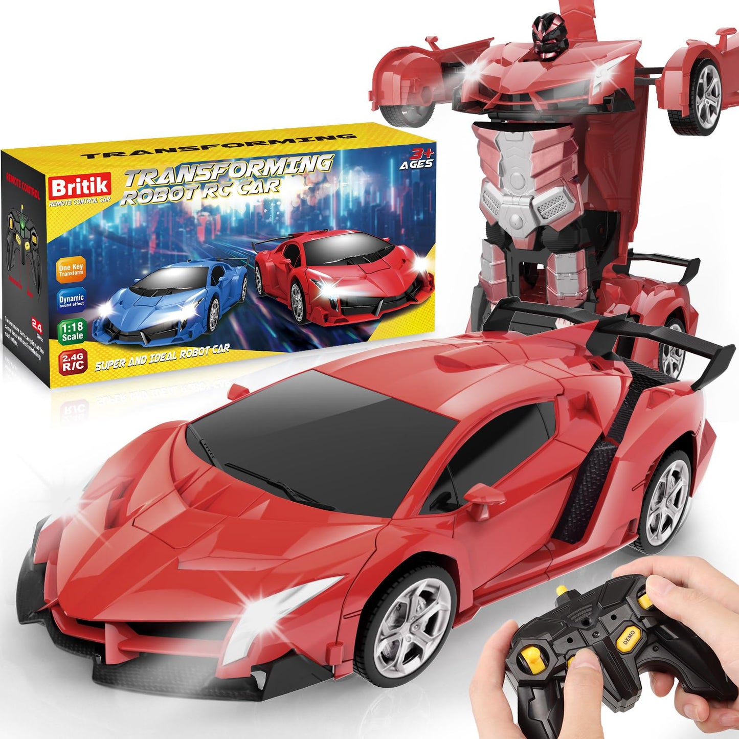Transform Remote Control Car Toy for Kids