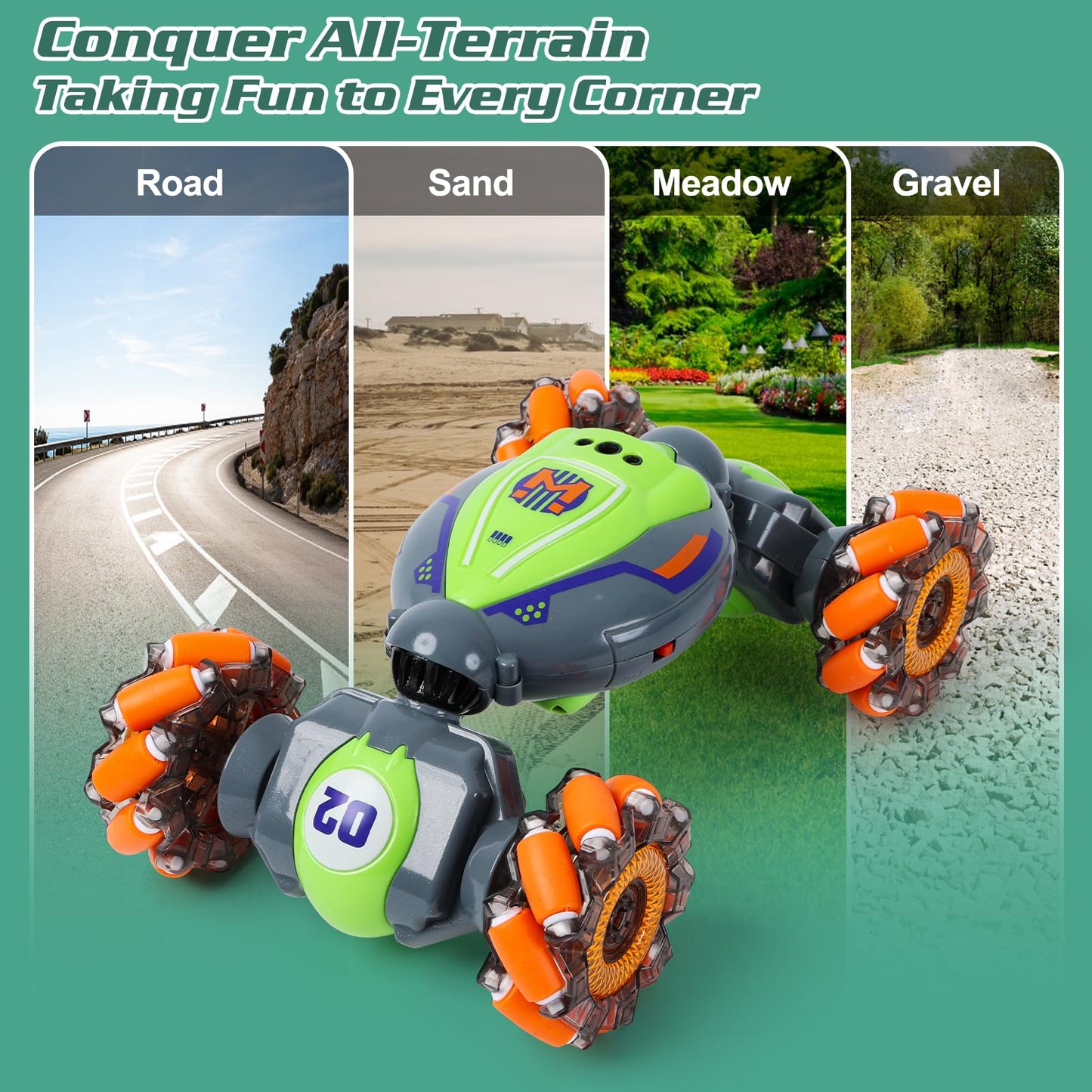 Gesture Sensing RC Stunt Car | Birthday gift for kids