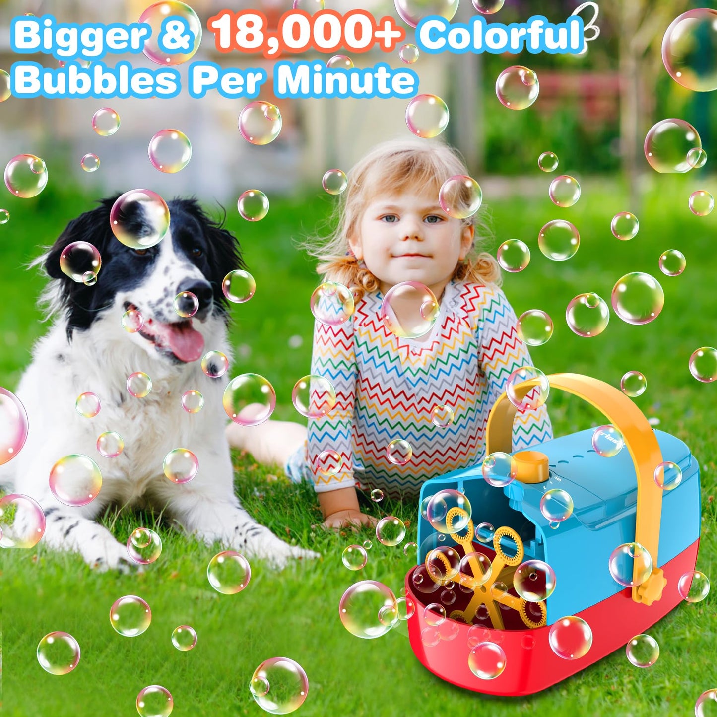 Bubble Machine Automatic Bubble Blower