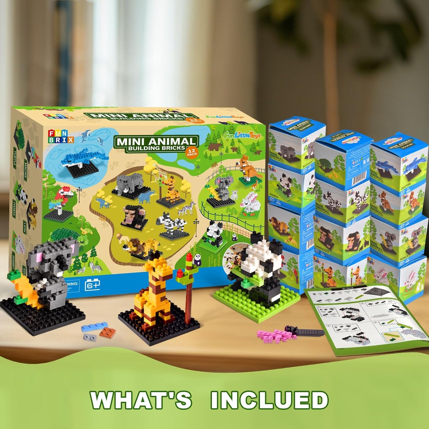 Mini Animals Building Blocks Sets