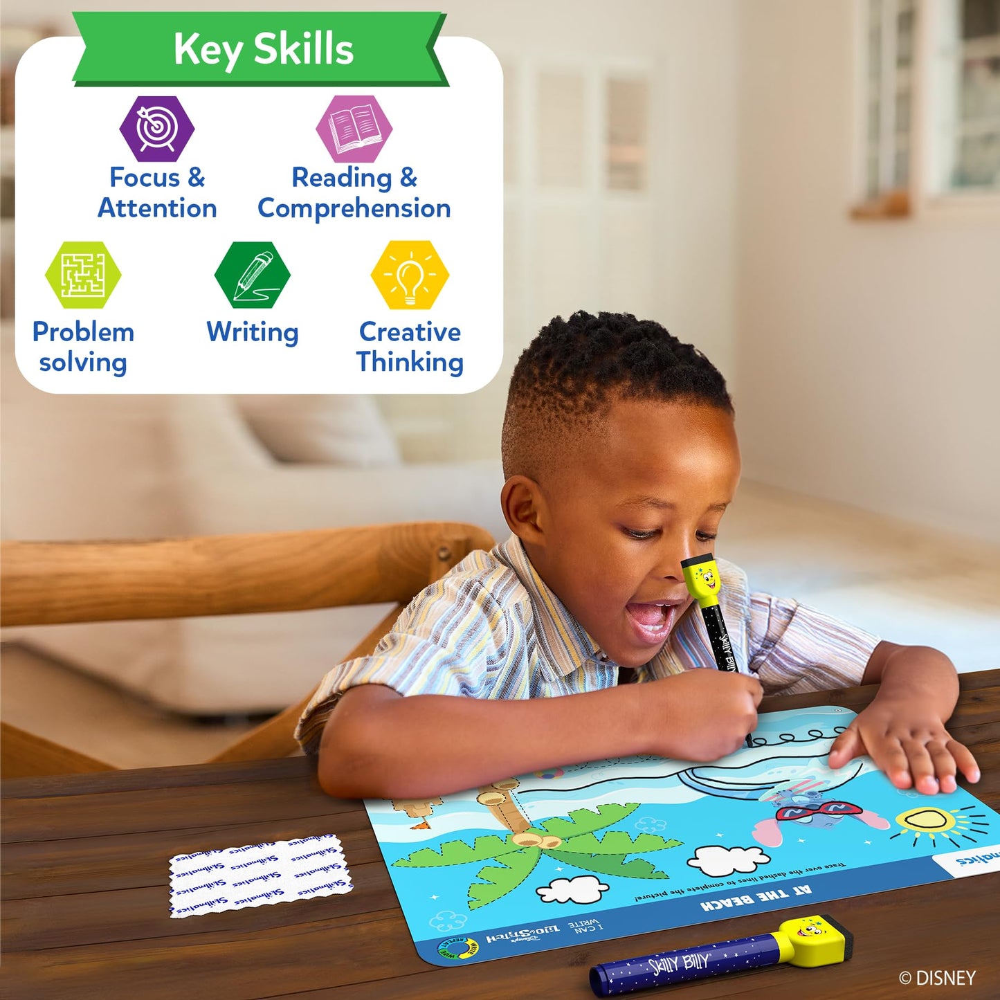 Skillmatics Search and Find Disney Princess Educational Game - Reusable Preschool Learning Activities, Perfect for Toddlers & Kids Who Love Toys, Art & Crafts, Gifts for Boys & Girls Ages 3, 4, 5, 6