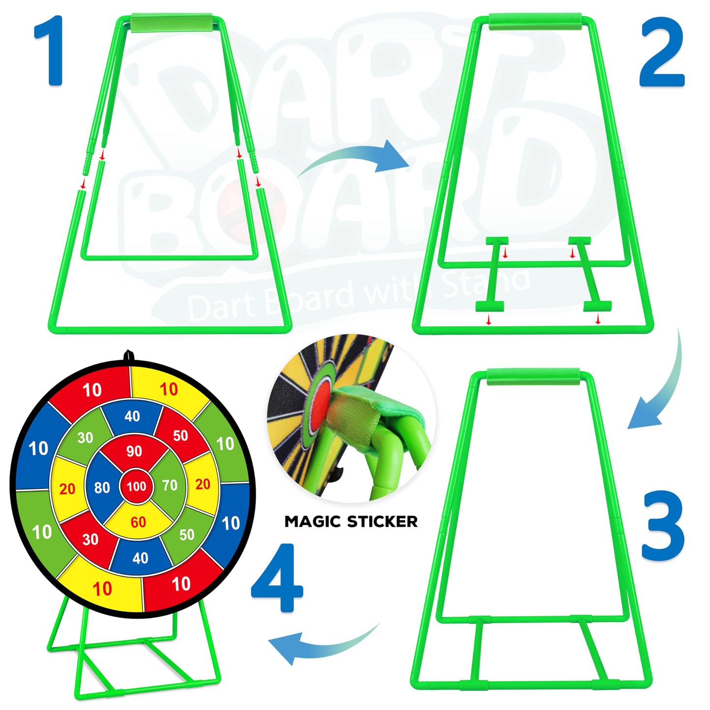 Large Dart Board for Kids