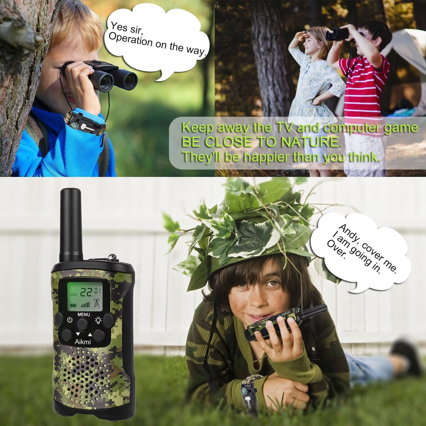 Handheld Walkie Talkies Durable Toy