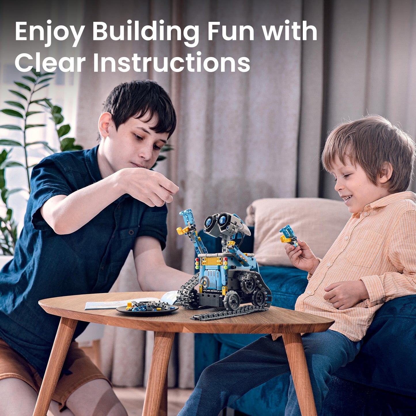 Robot Building Kit with Remote Control