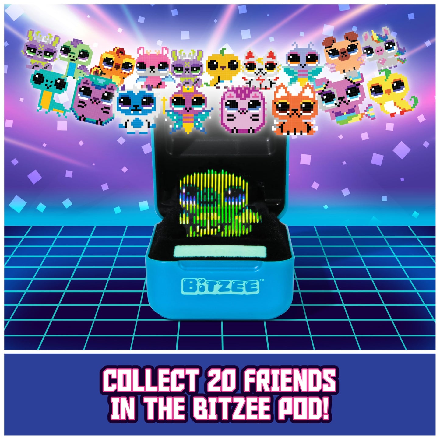Magicals with 20 Interactive Characters Inside, Reacts to Touch, Digital Pet Kids Toys for Ages 5 and up