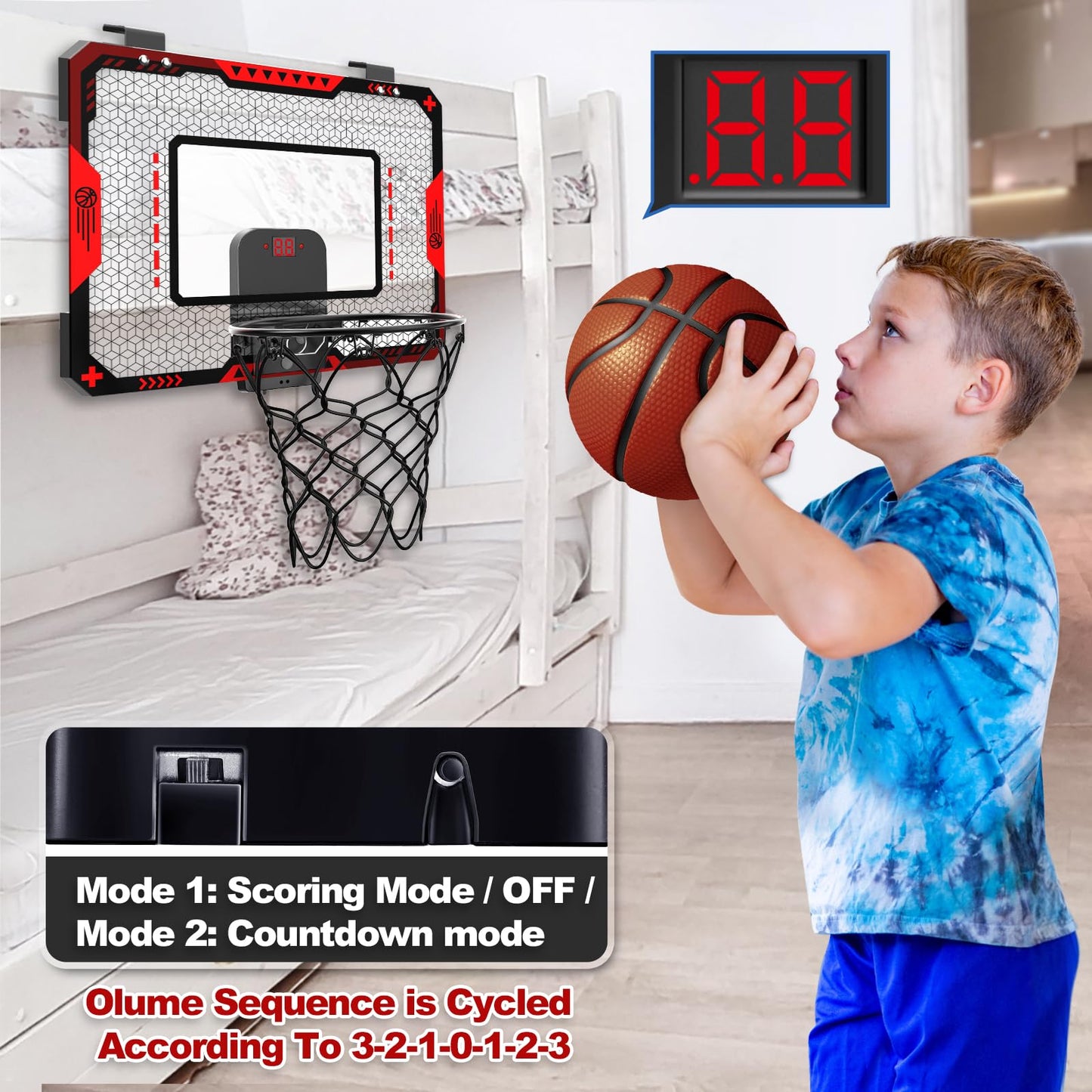 Indoor Basketball Hoop for Kids