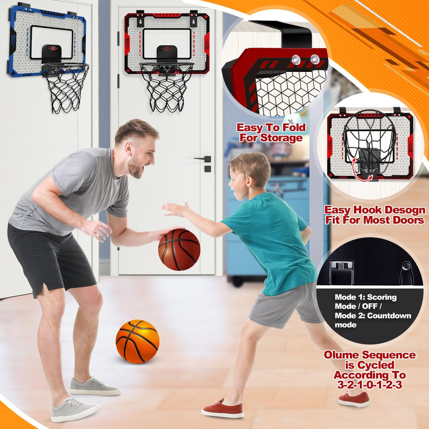Indoor Basketball Hoop for Kids