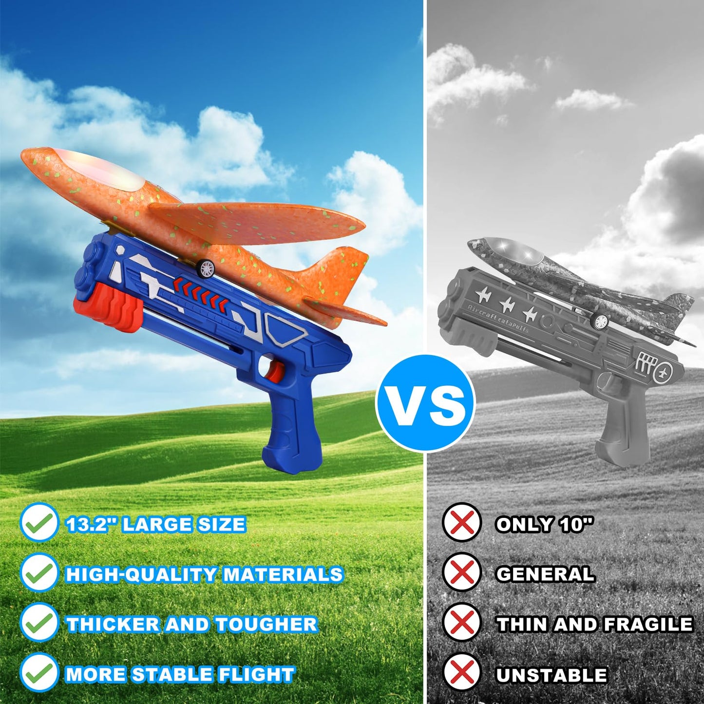 3 Pack Airplane Launcher Toys,