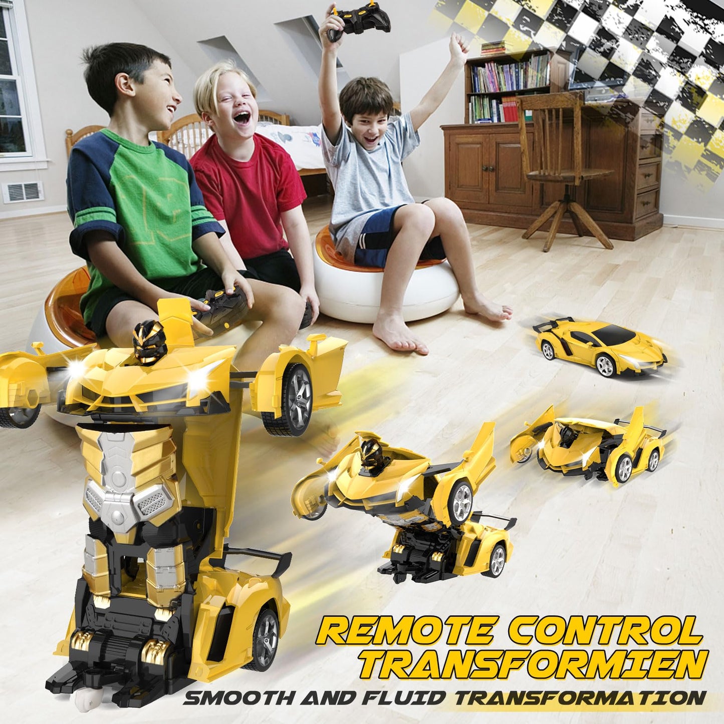 Transform Remote Control Car Toy for Kids