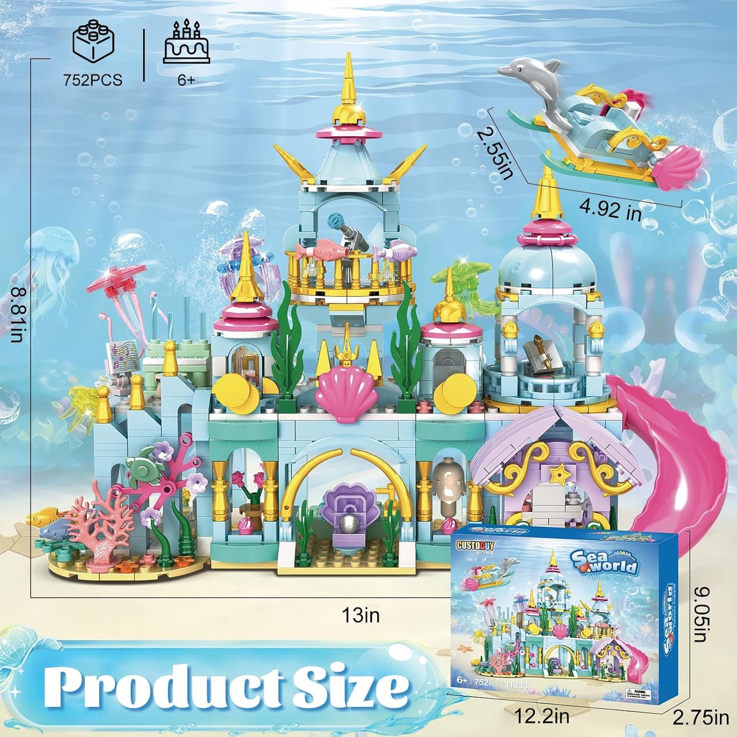 Girls Castle Princess Building Toys