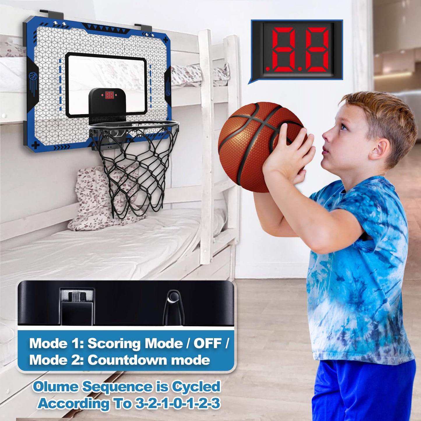 Indoor Basketball Hoop for Kids