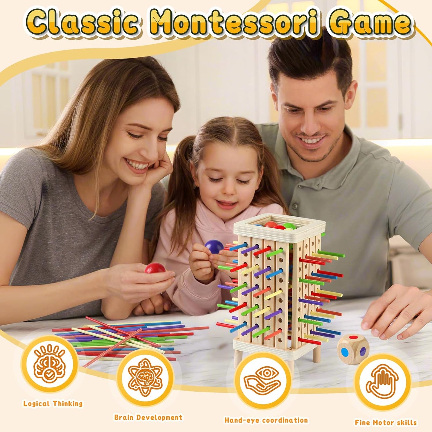 Montessori Game Wooden Board Game