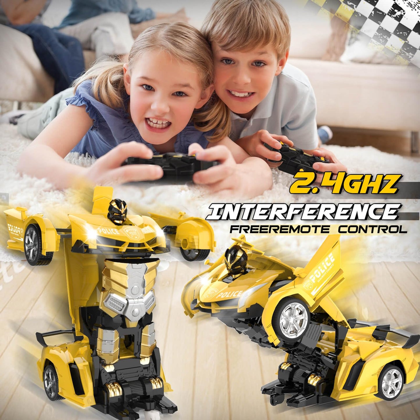 Transform Remote Control Car Toy for Kids