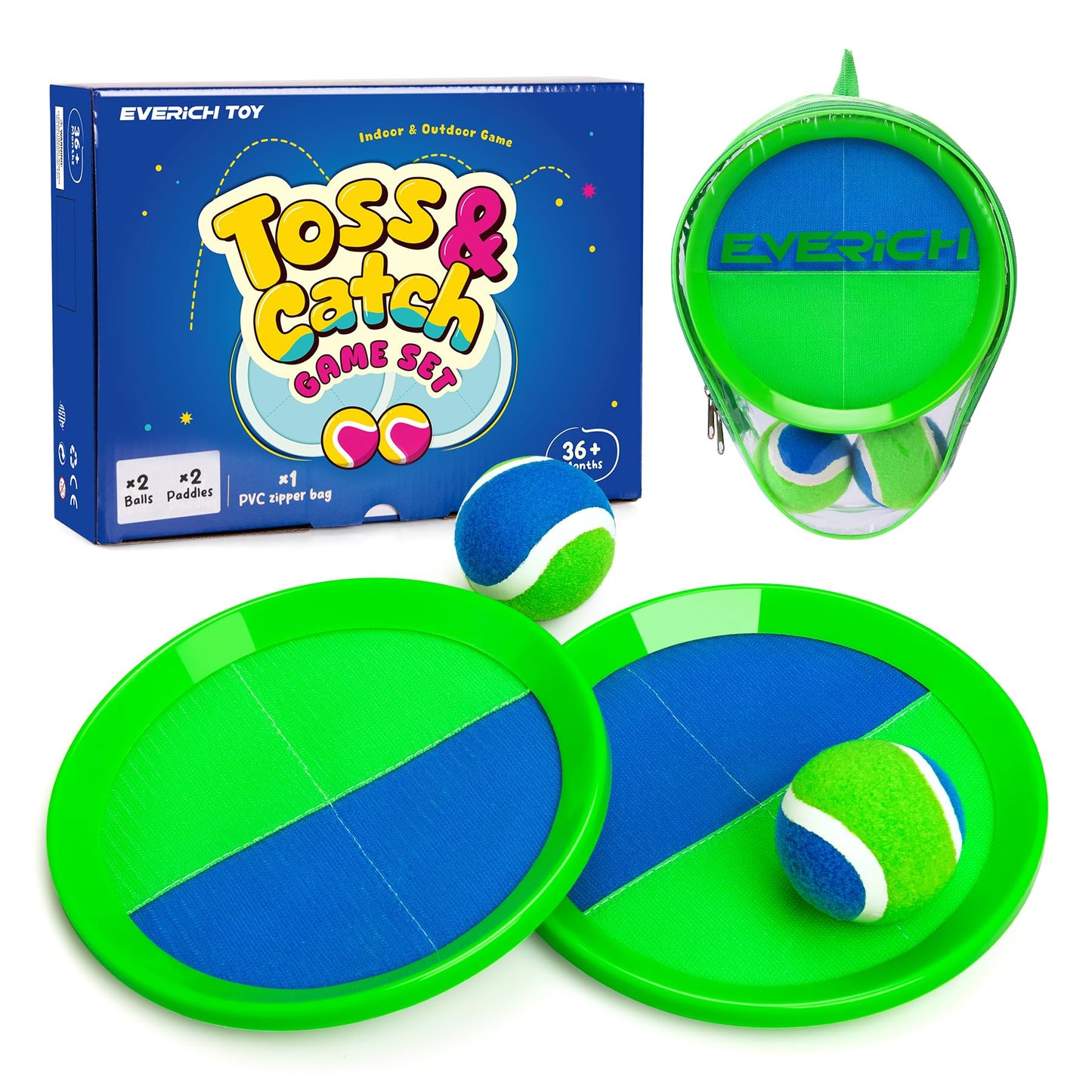 Upgraded Toss and Catch Ball Game Set