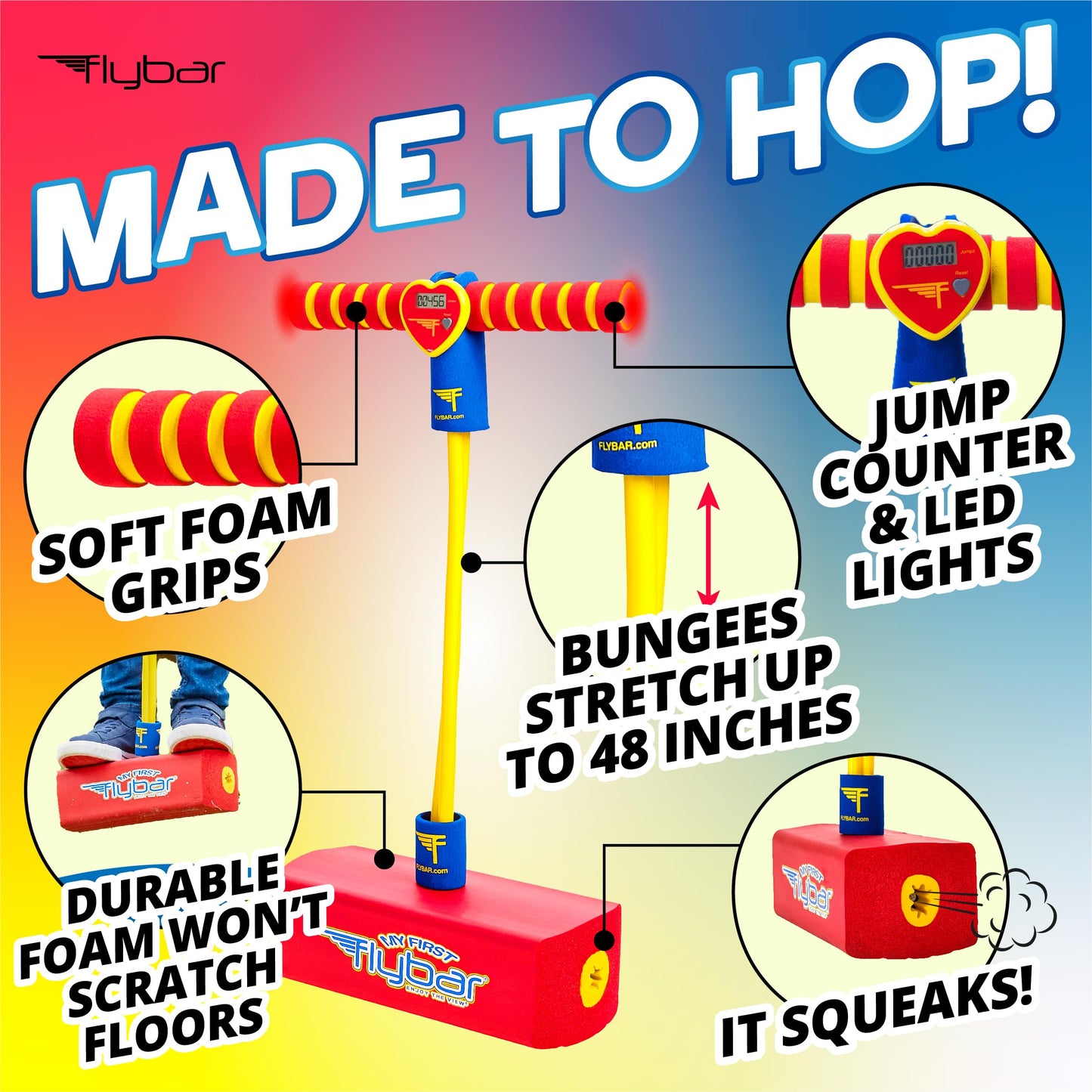 Flybar My First Foam Pogo Jumper for Kids