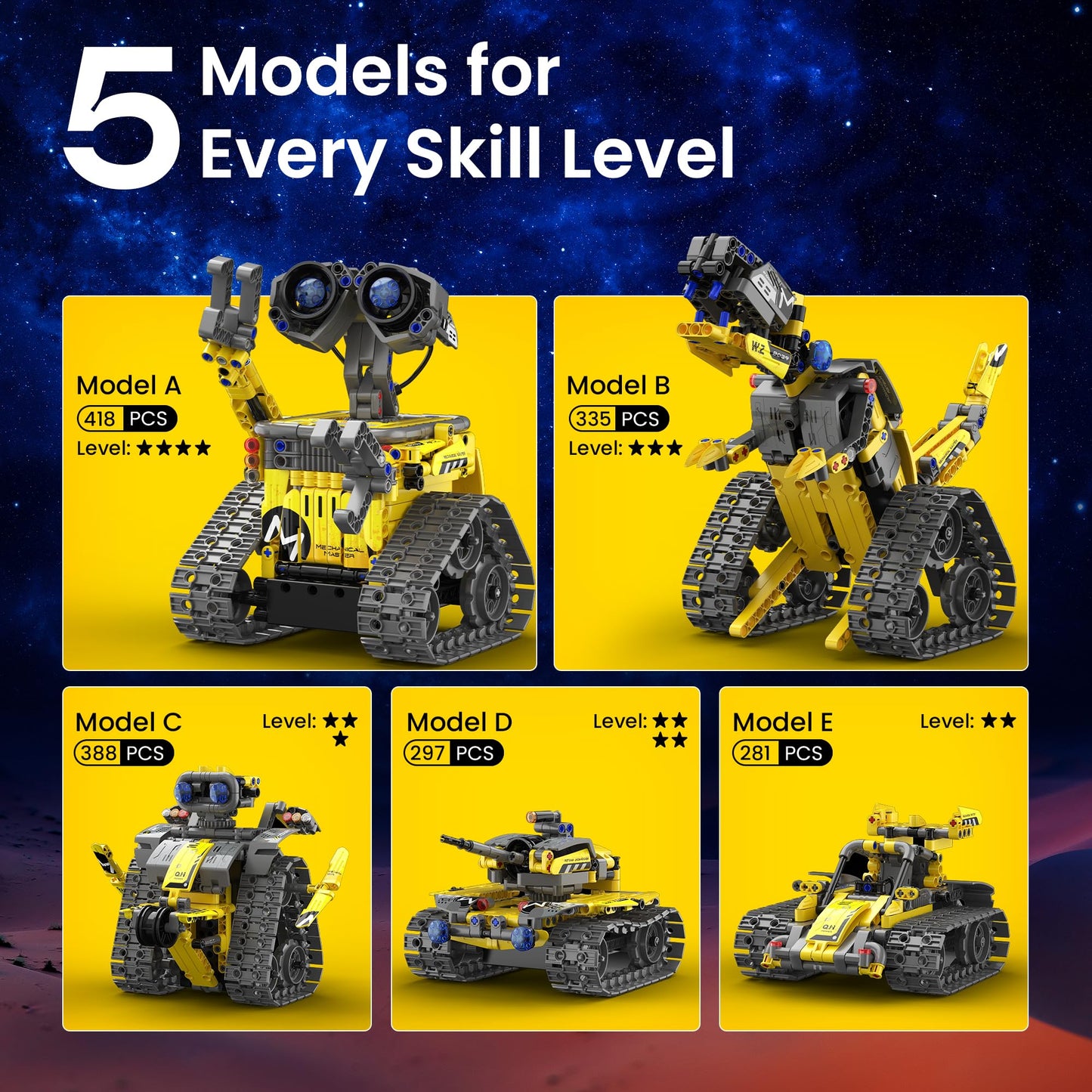Robot Building Kit with Remote Control