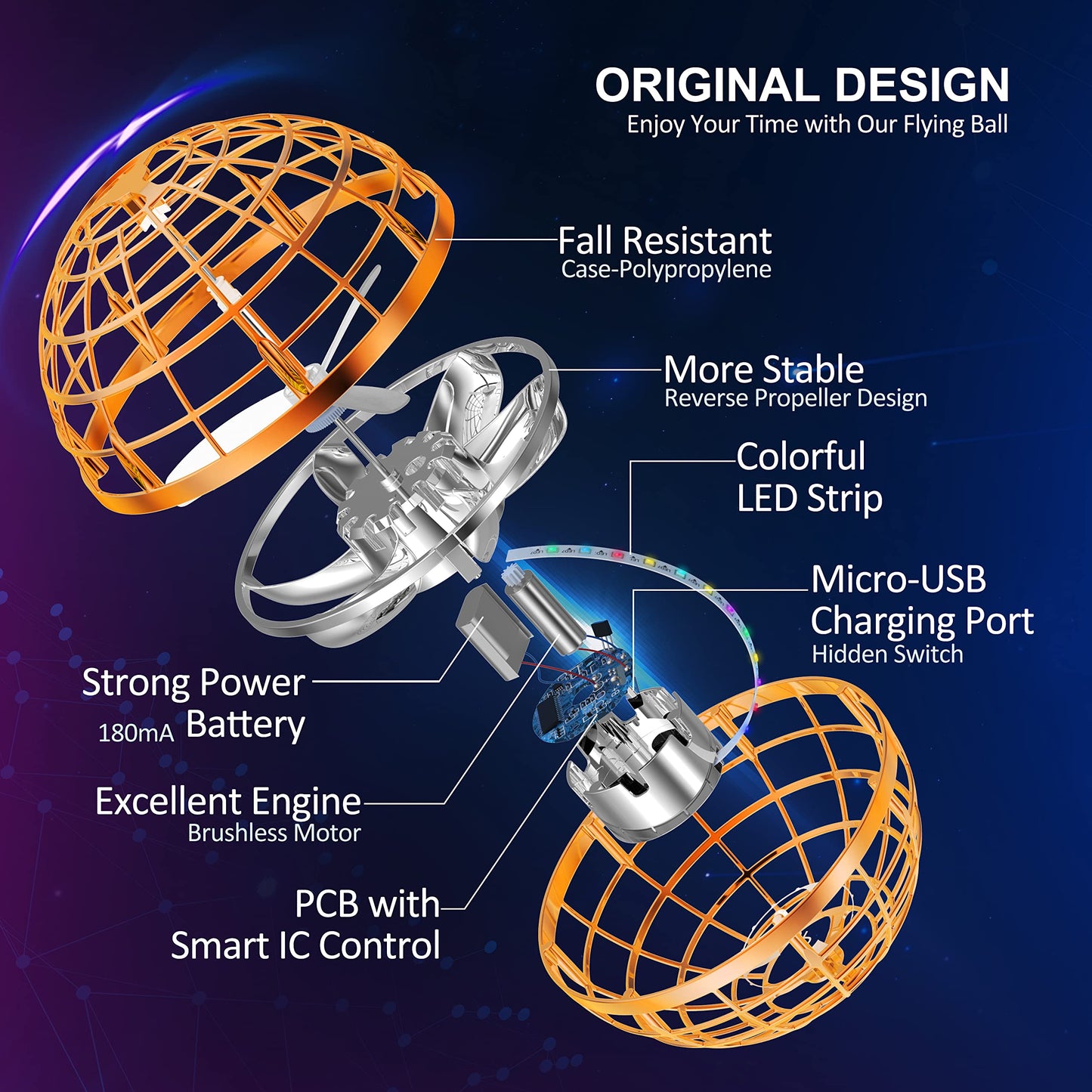 Flying Orb Ball Toy