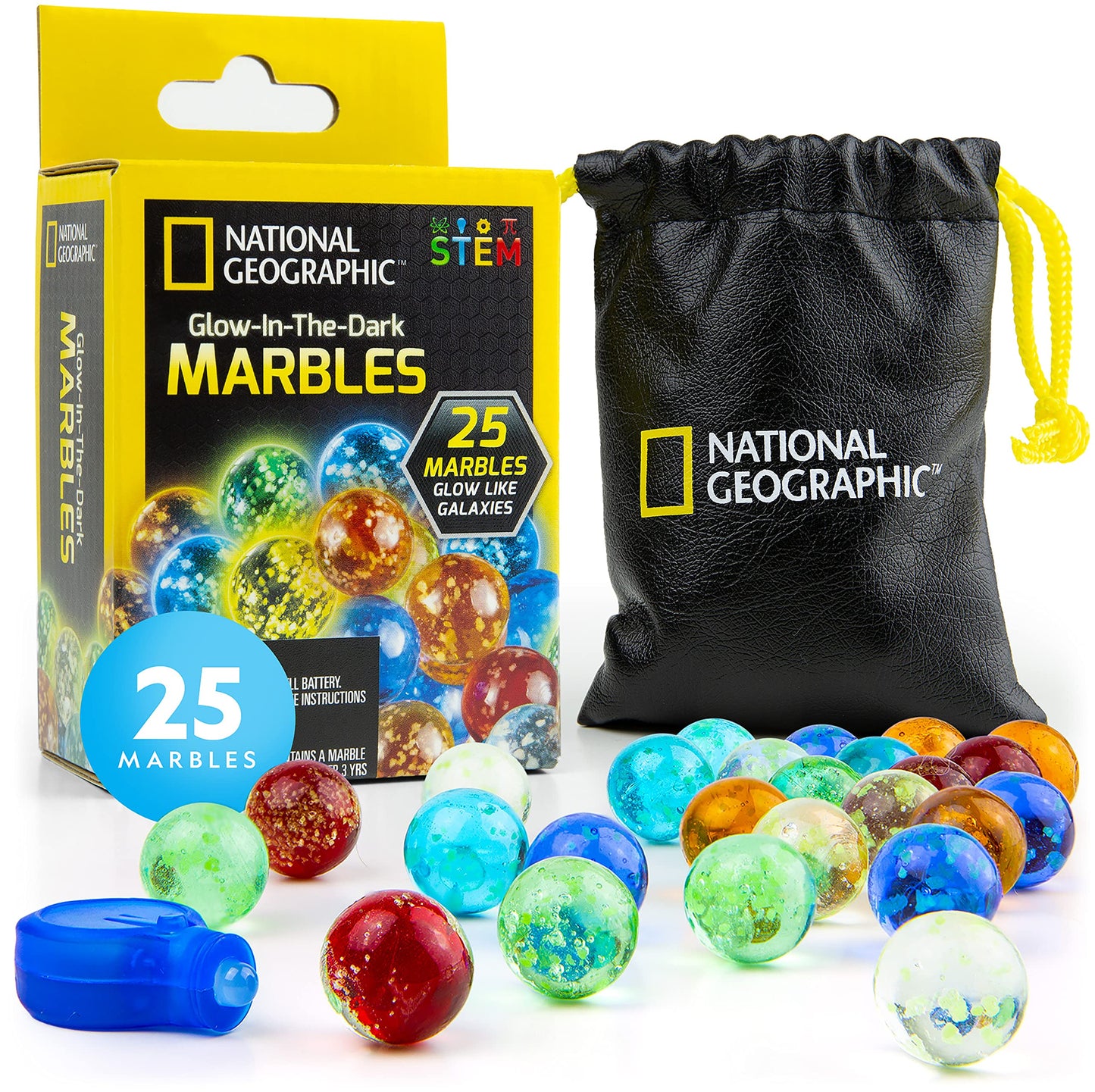 Glowing Marble Run Construction Set