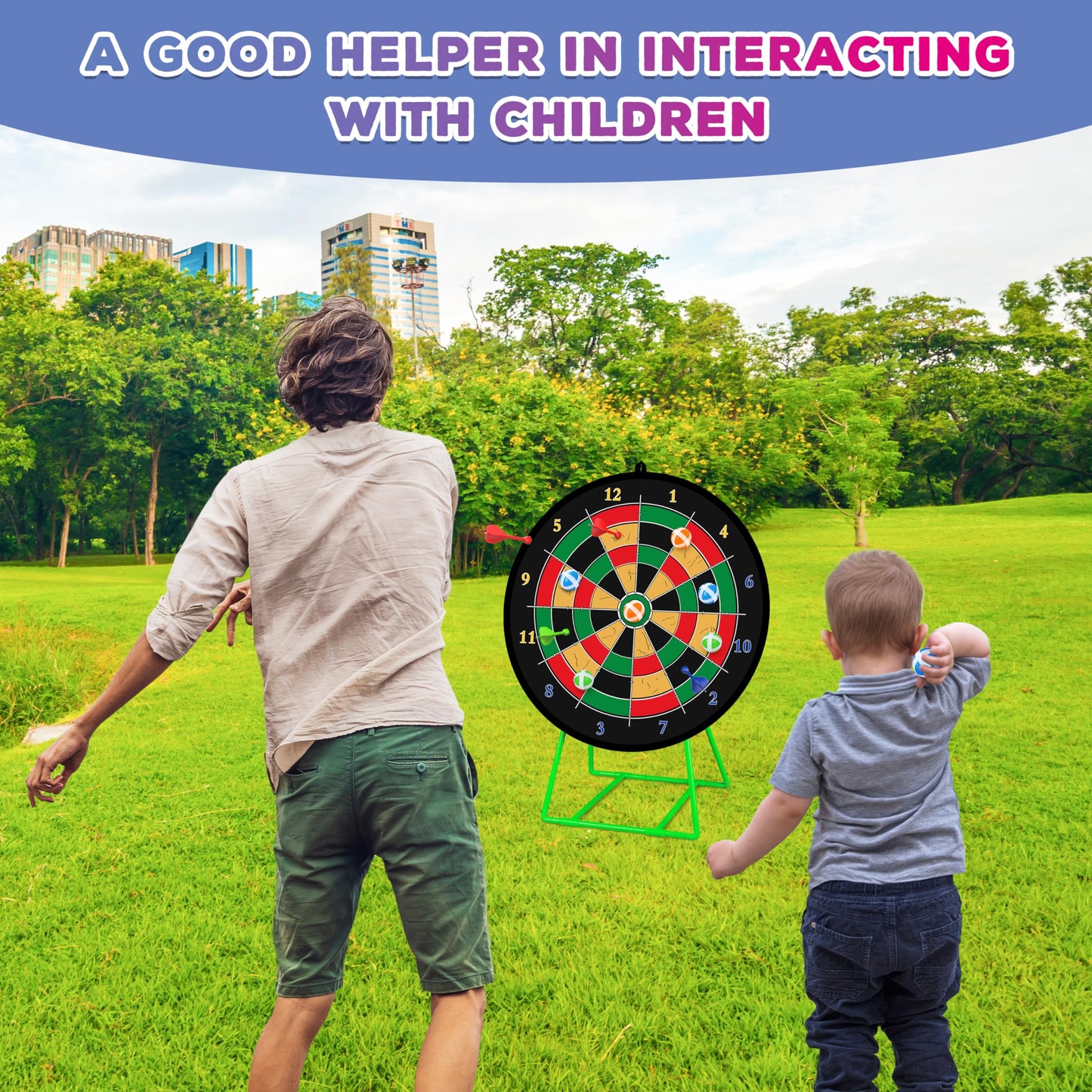 Large Dart Board for Kids