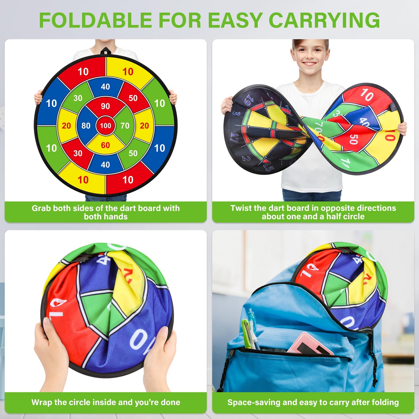 Large Dart Board for Kids