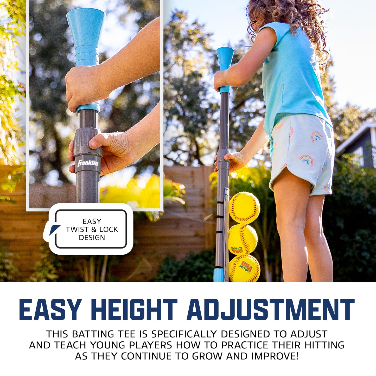 Baseball Batting Tee + Stand Set