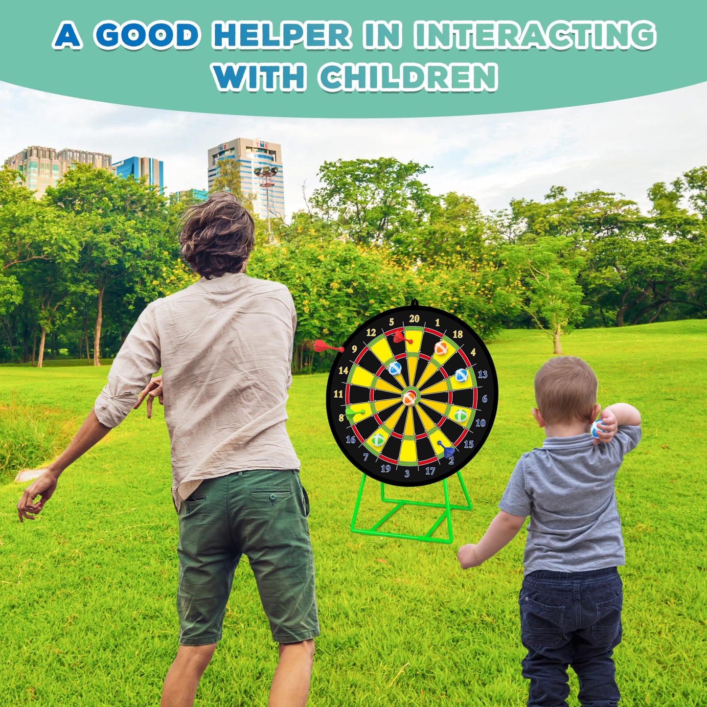 Large Dart Board for Kids