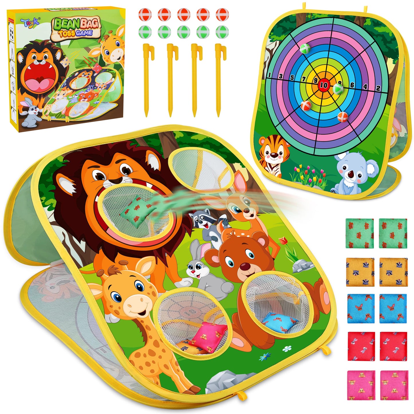 Animal Bean Bag Toss Game Toys
