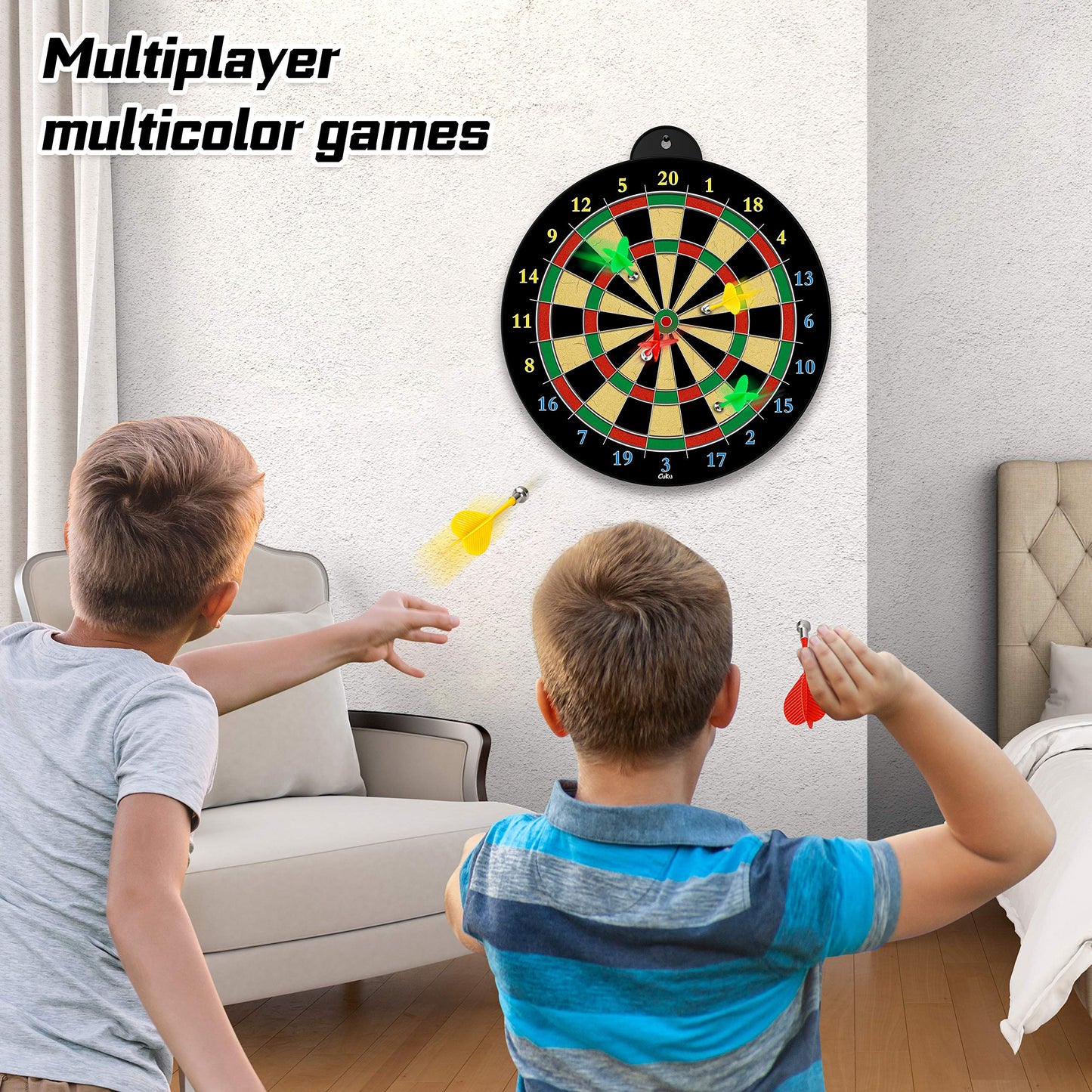 Magnetic Dart Board for Kids