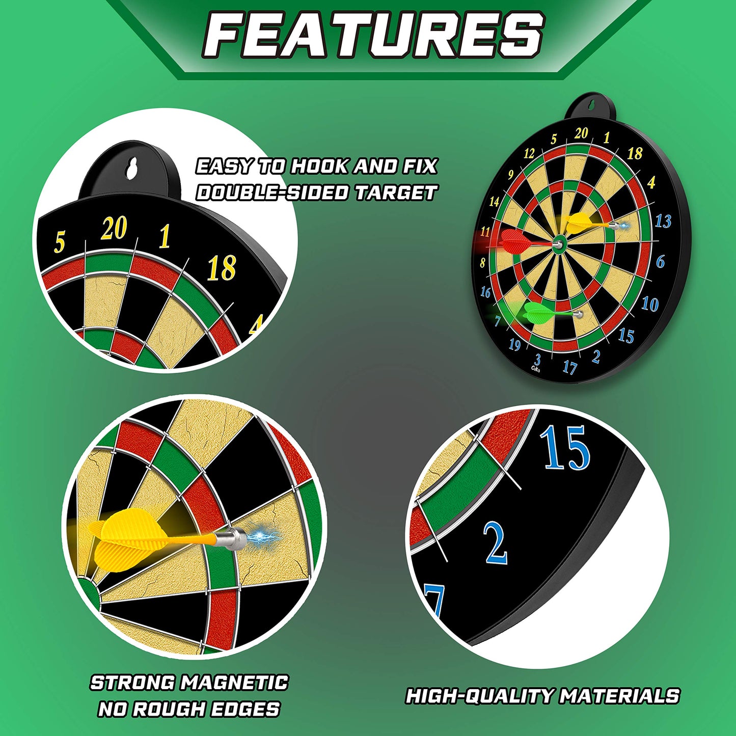 Magnetic Dart Board for Kids