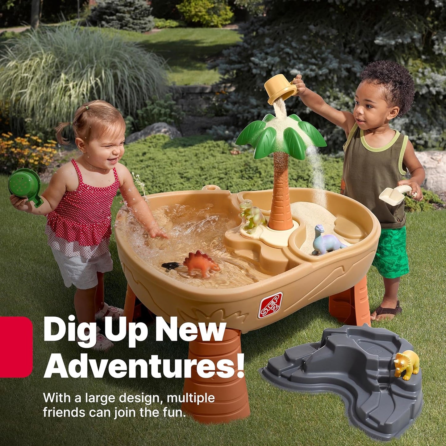 Step2 Dino Dig Sand and Water Table
