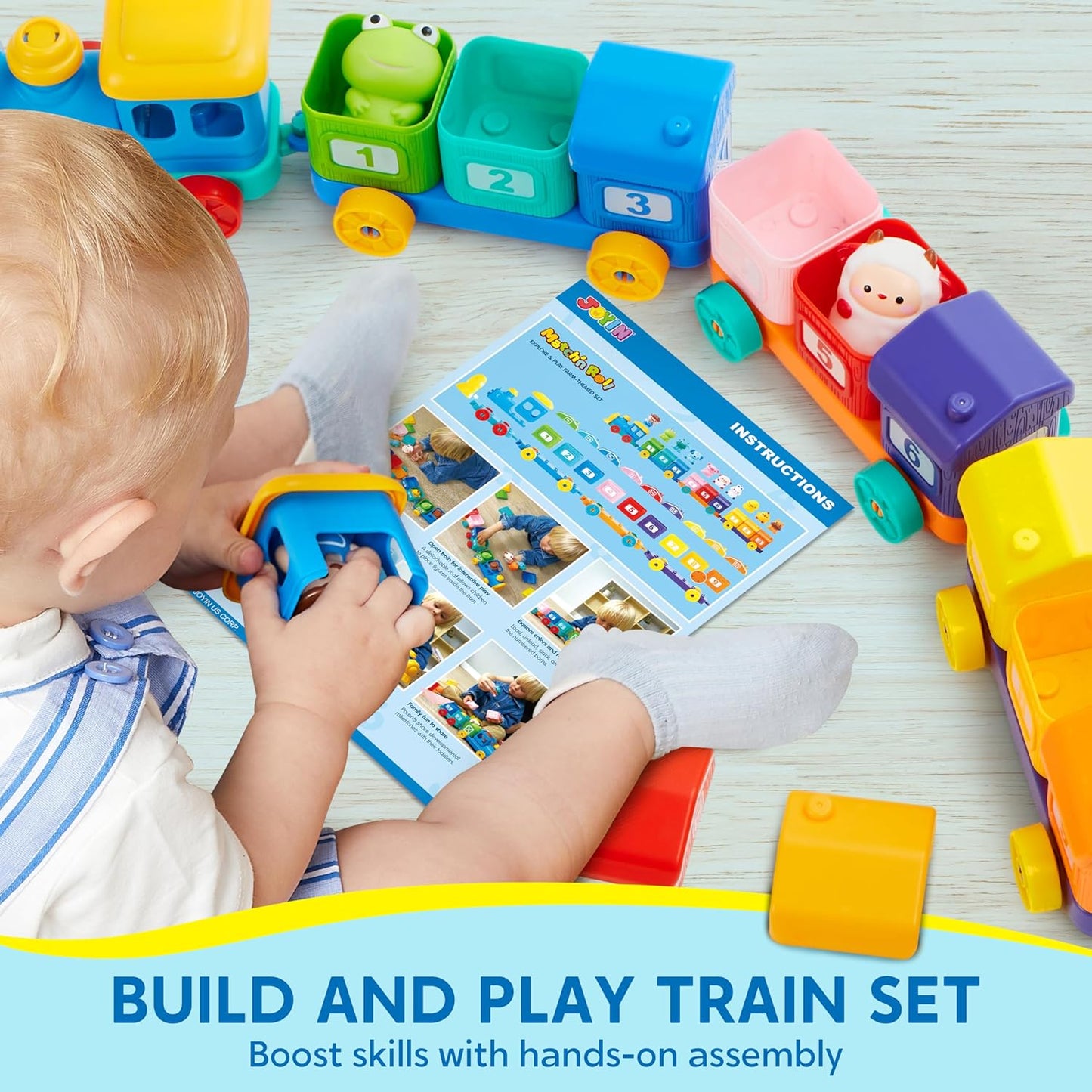 Matching & Sorting Montessori Train Toys