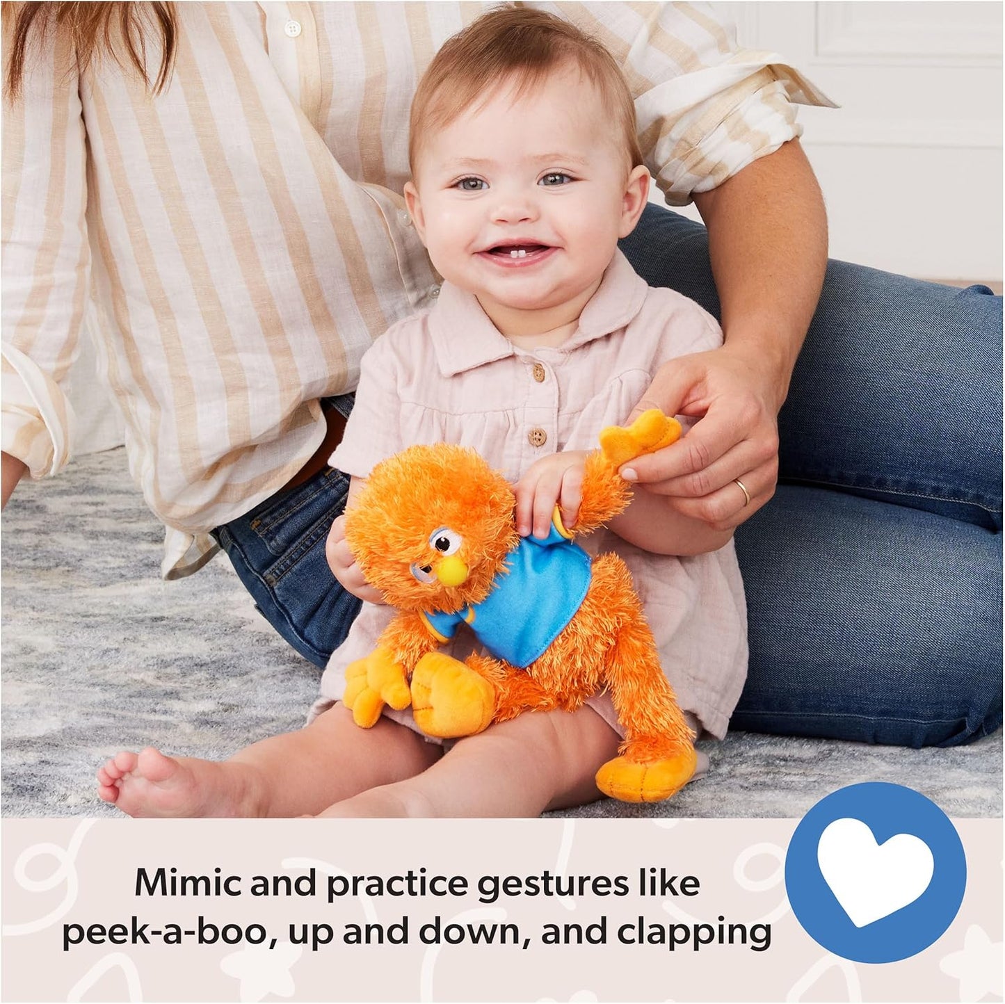 Ms. Rachel Official Herbie Cuddle & Comfort Friend Doll, 11” Premium Plush Baby Toy, Toddler Toys for Girls & Boys for Ages 6 Months to 3+