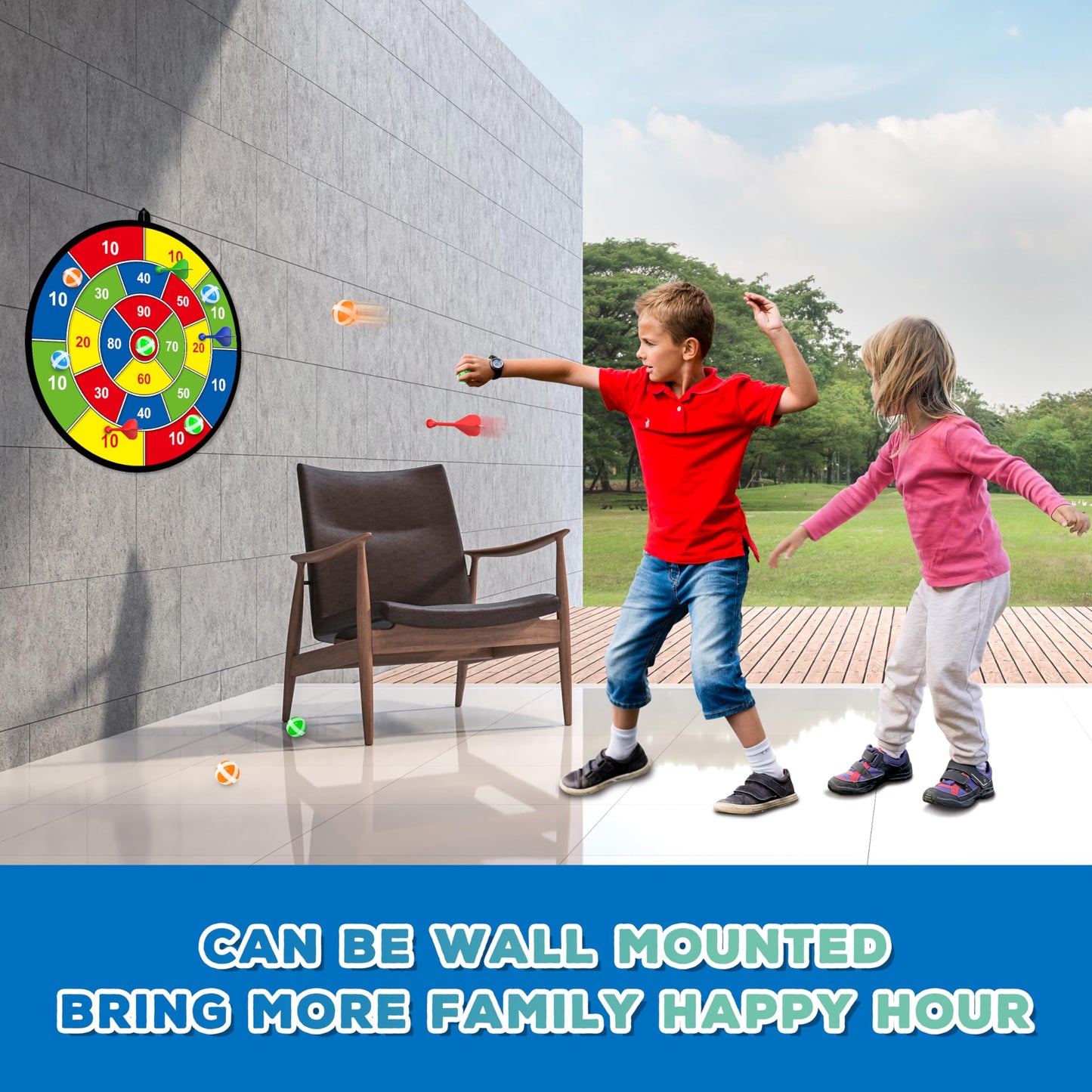 Large Dart Board for Kids