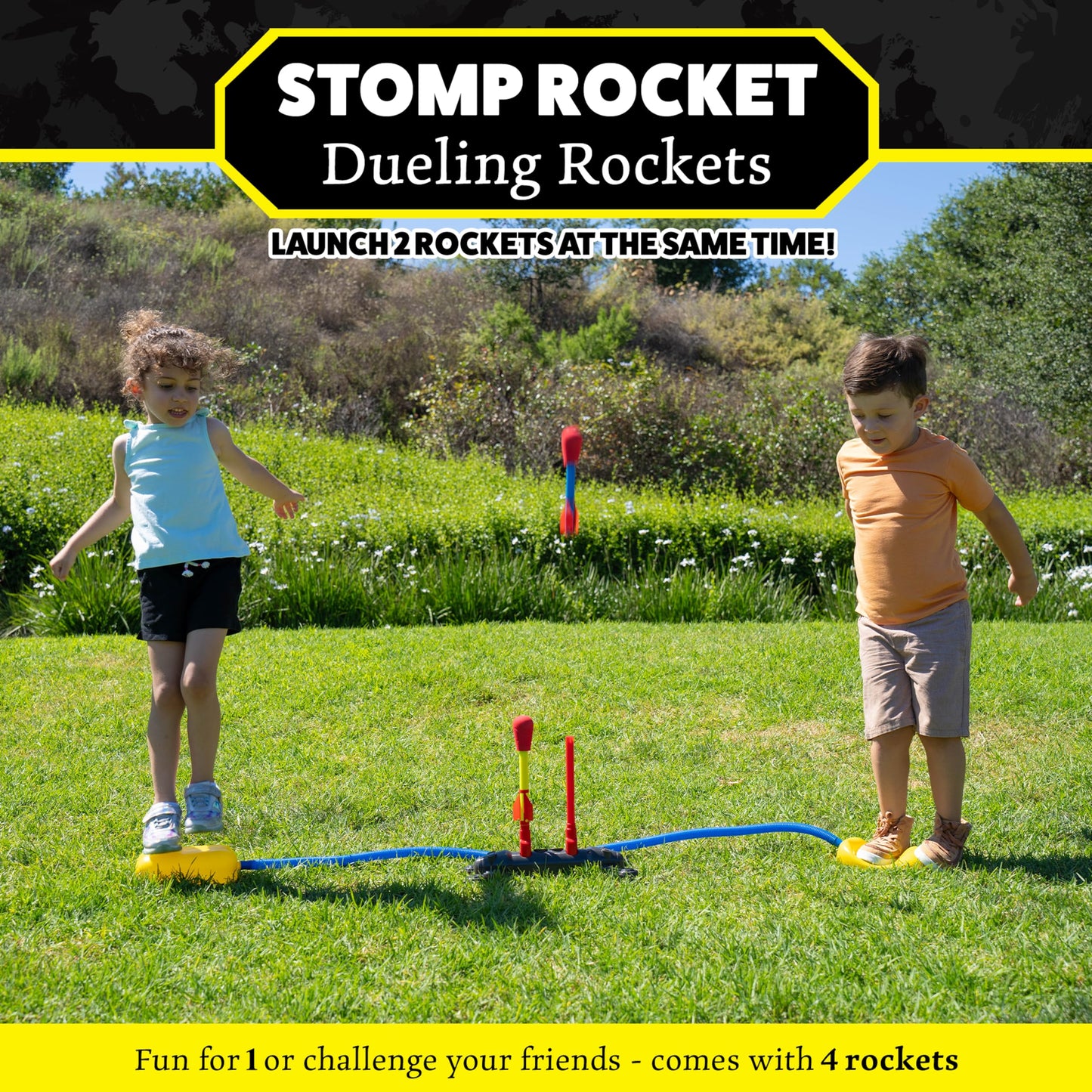 Stomp Dueling Rocket Launcher for Kids