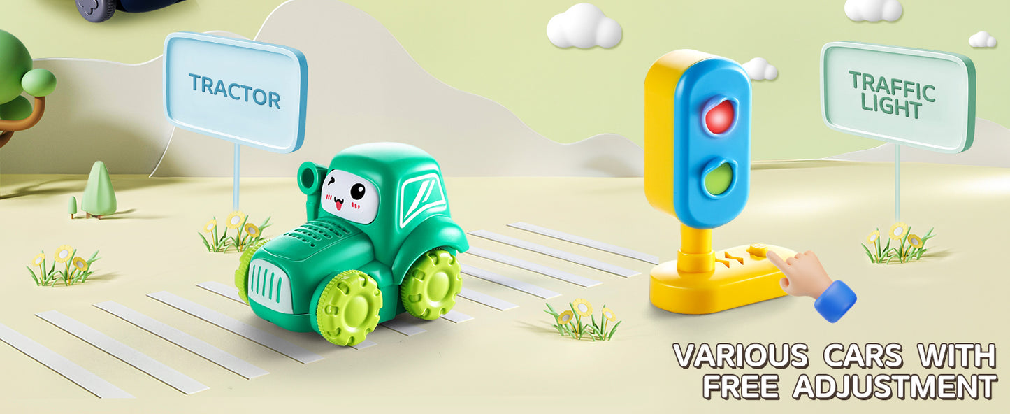 Baby Cranes Car Toys with Playmat