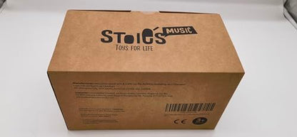 Stoie's Wooden Kids Musical Instruments for 3-9 Years Old, with Drum, Hand Bells, Flute, Maracas, Castanet, Tamburine, for Babies and Toddlers, Durable, Safe, Montessori Educational Toy, Storage Bag