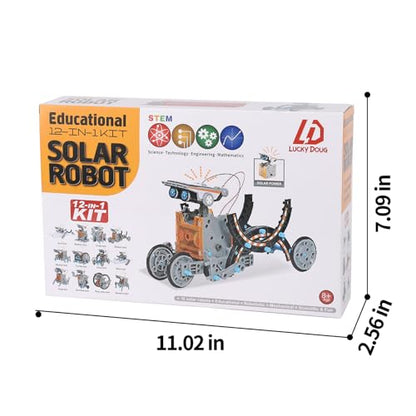 STEM Solar Robot Kit Toys Gifts f