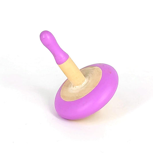 Shumee Spinning Tops for Kids 2 3 4 5+ Year Old, Set of 3 Wooden Montessori Toys, Improves Hand Eye Coordination, Great for Sensory Play, Eco-Friendly 100% Child Safe (Red/Blue/Yellow)