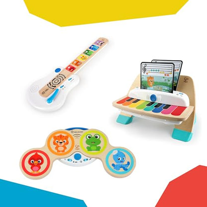 Baby Einstein and Hape Magic Touch Wooden Toy Piano, Montessori Musical Learning Toy for Babies and Toddlers 6mo+