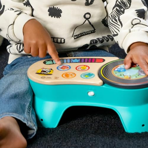 Baby Einstein and Hape Magic Touch Wooden Toy Piano, Montessori Musical Learning Toy for Babies and Toddlers 6mo+