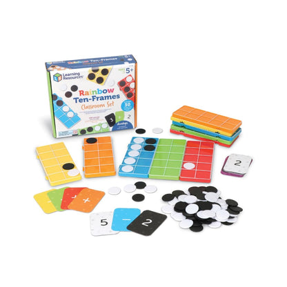 Learning Resources Connecting Ten-Frame Trays, 165 Pieces