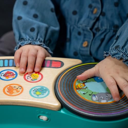 Baby Einstein and Hape Magic Touch Wooden Toy Piano, Montessori Musical Learning Toy for Babies and Toddlers 6mo+