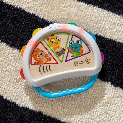 Baby Einstein and Hape Magic Touch Wooden Toy Piano, Montessori Musical Learning Toy for Babies and Toddlers 6mo+